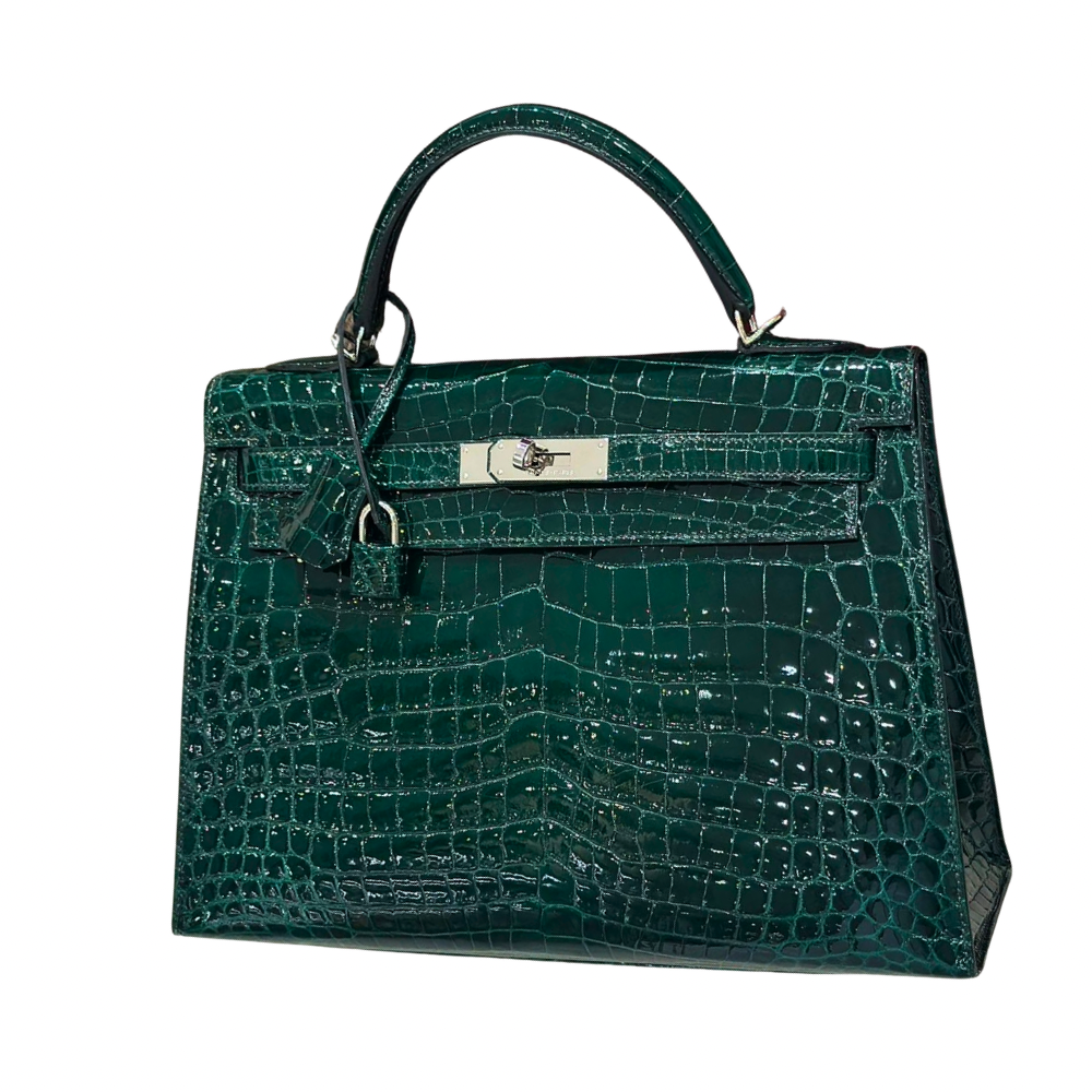 Cropped Faux leather Jacket