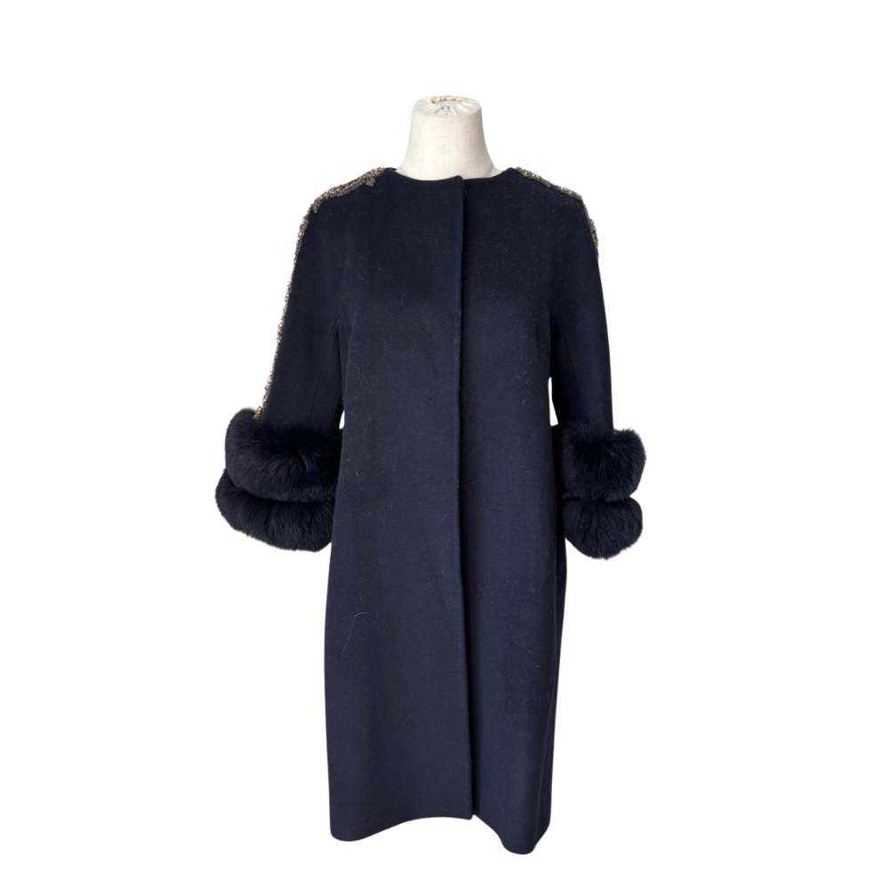 Cropped Faux leather Jacket