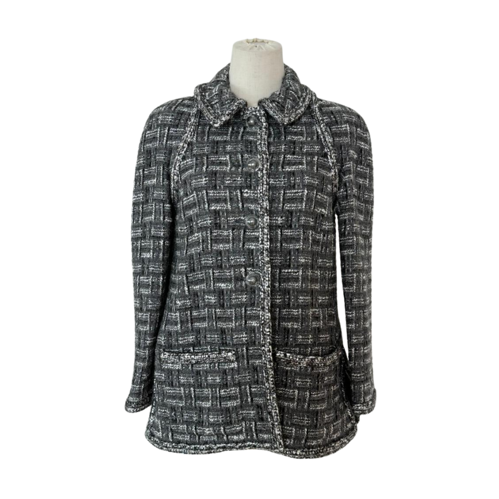 Cropped Faux leather Jacket