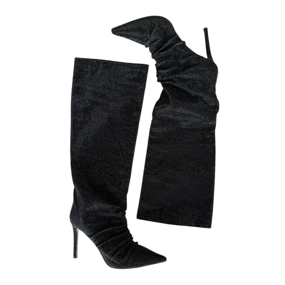 Cropped Faux leather Jacket