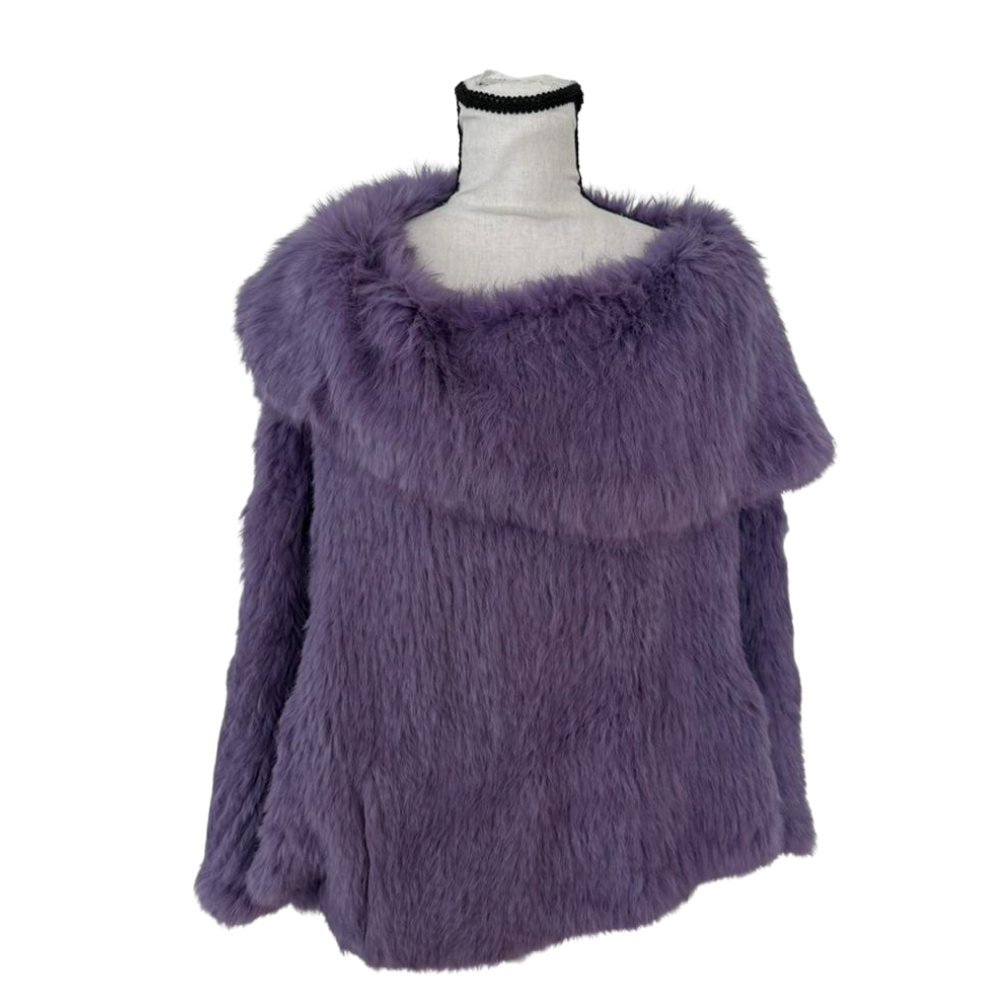 Cropped Faux leather Jacket