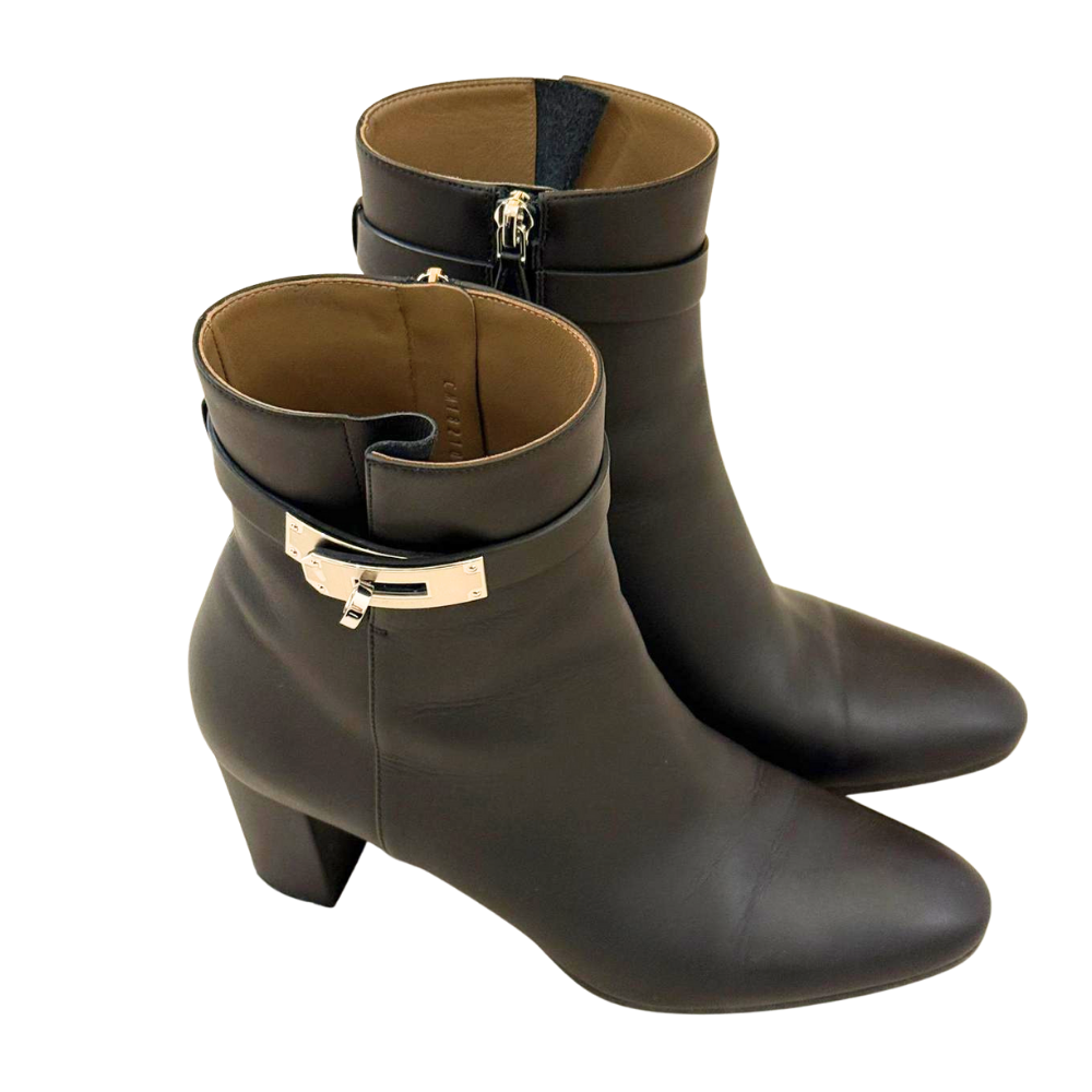 Cropped Faux leather Jacket