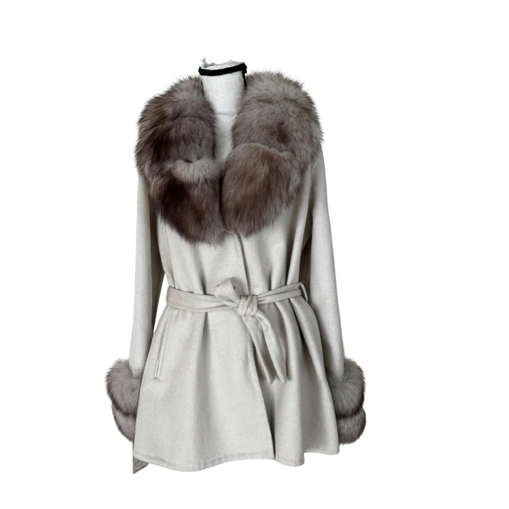 Cropped Faux leather Jacket