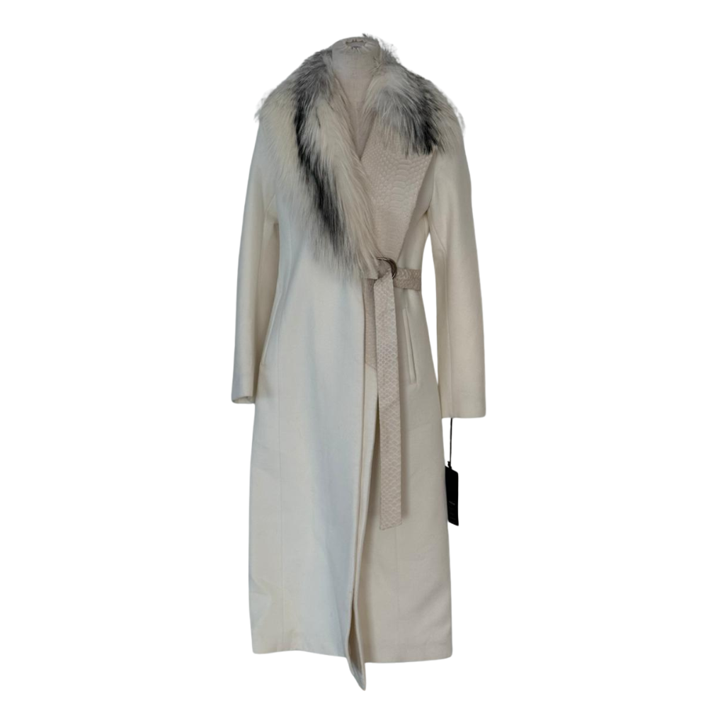 Cropped Faux leather Jacket