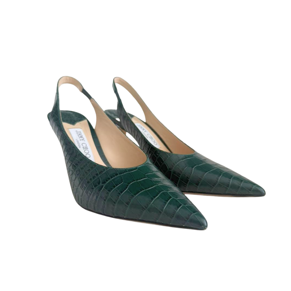 Cropped Faux leather Jacket